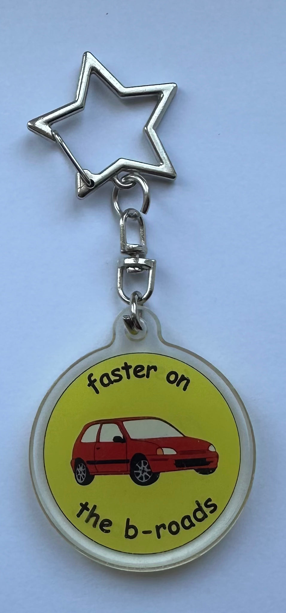 Red Starlet Keyring