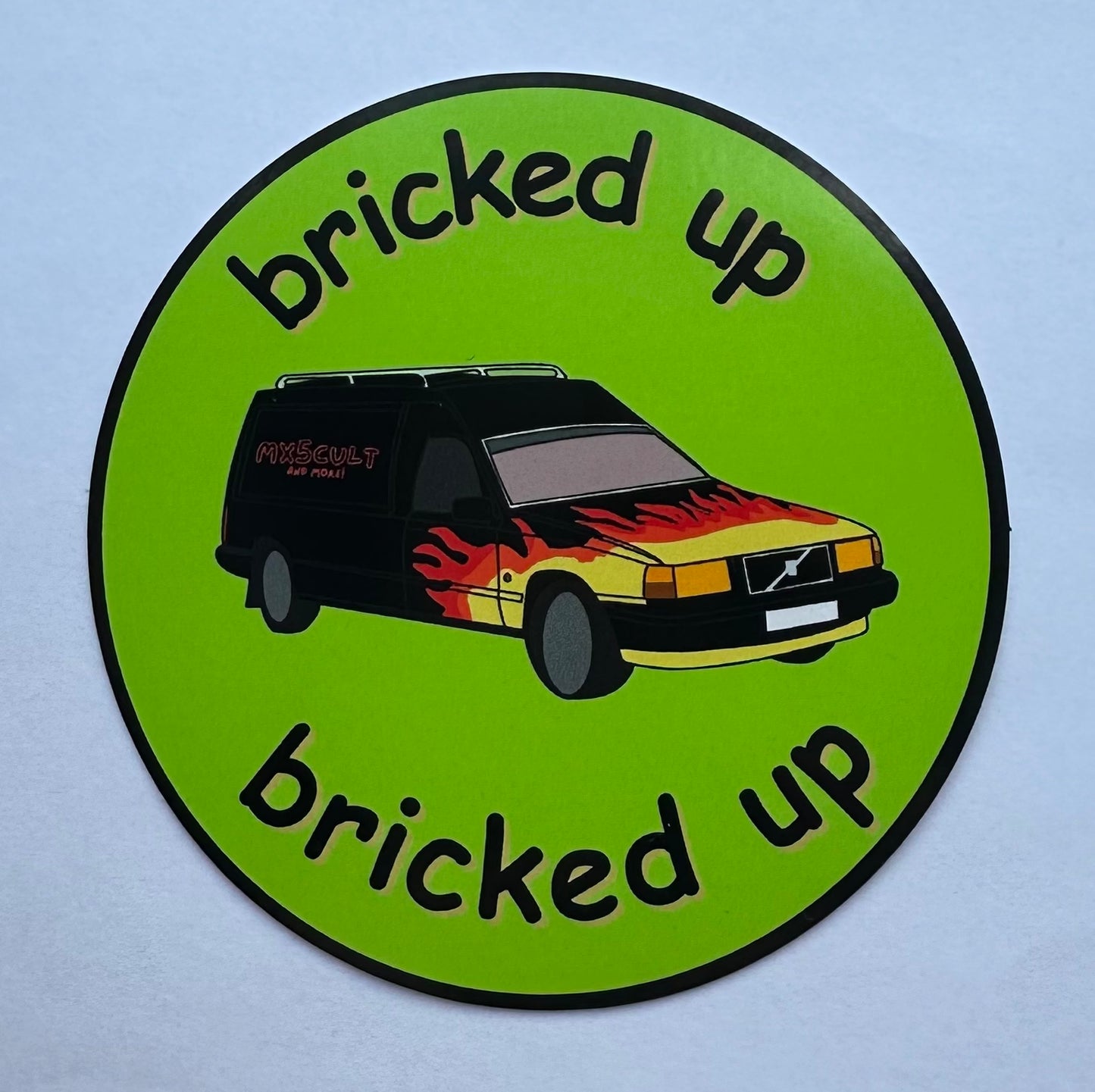 Limited Edition 'Bricked Up' Rabat Rally Sticker