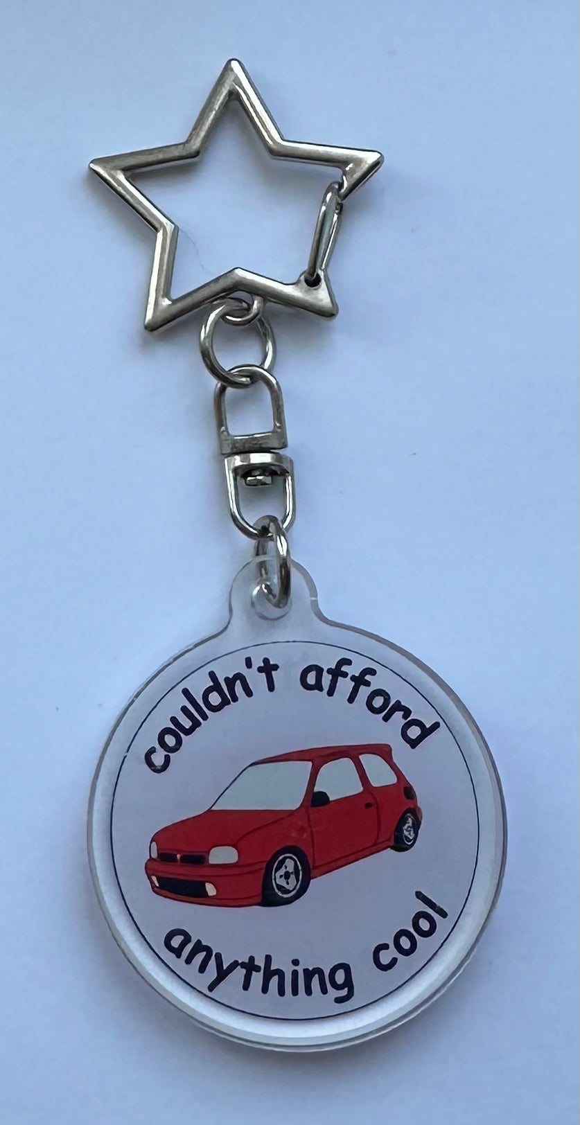 Red K11 Micra Keyring